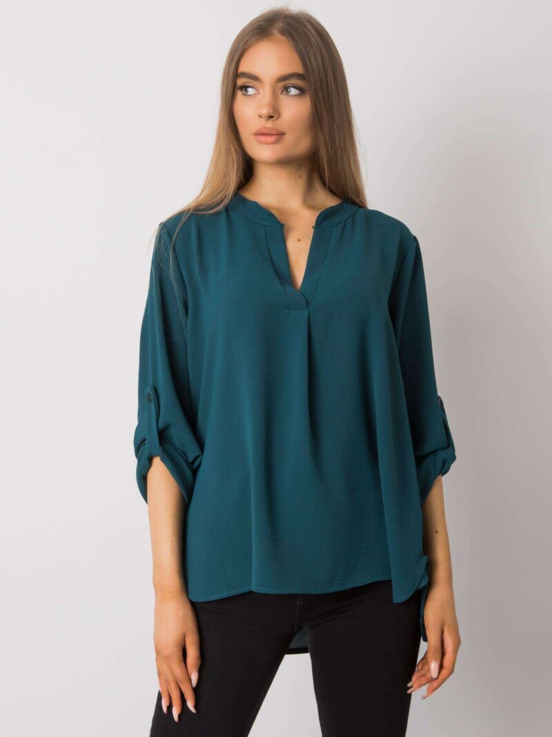Elegancka bluzka z rękawem 3/4 - obrazek 4