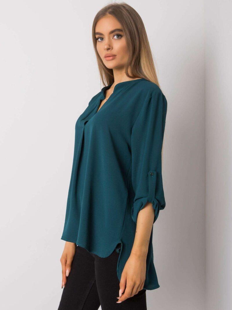 Elegancka bluzka z rękawem 3/4 - obrazek 2