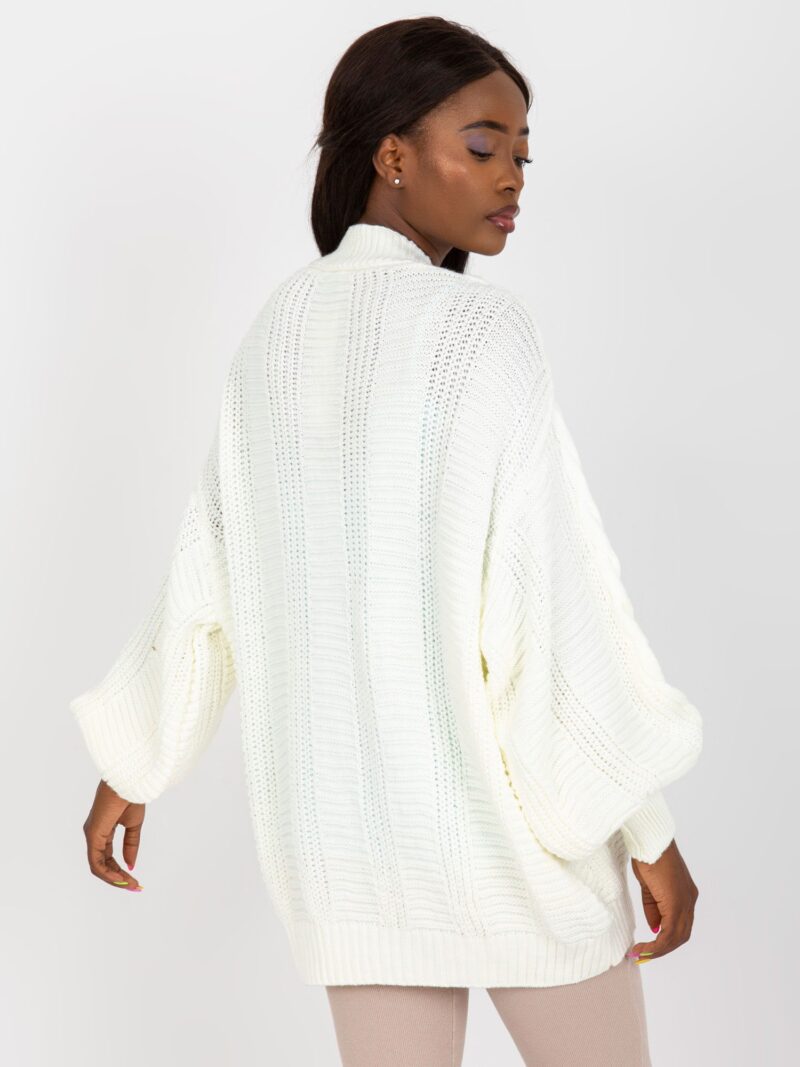 Damski sweter oversize z szerokimi rękawami - obrazek 3