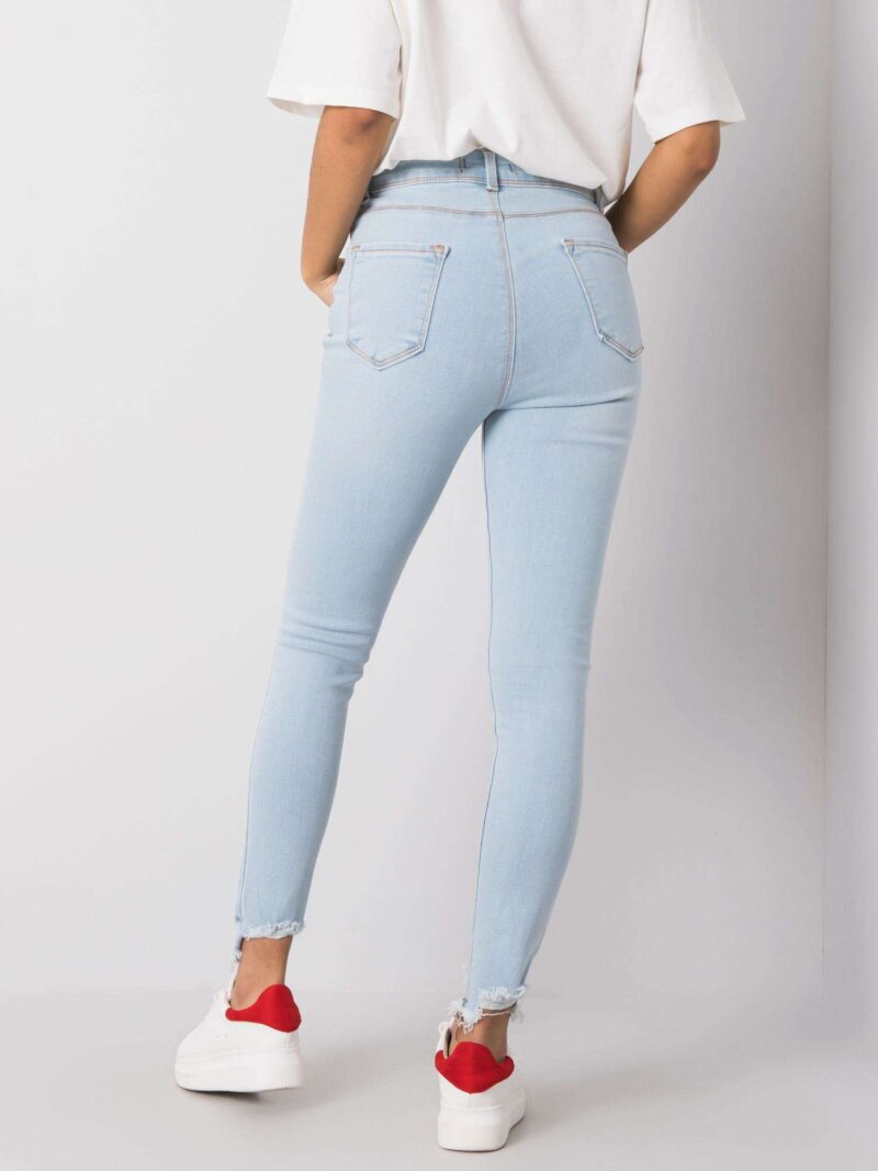 Jeansy skinny z przetarciami - obrazek 4