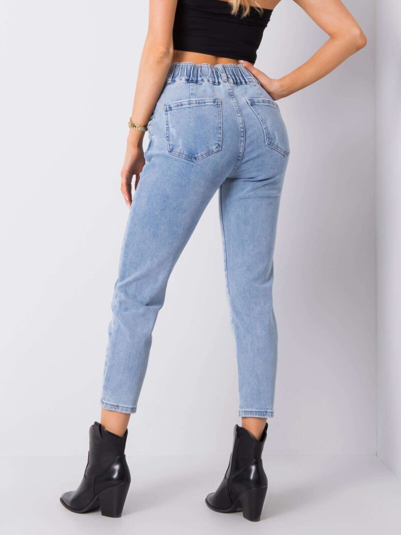 Jeansy mom high waist - obrazek 3