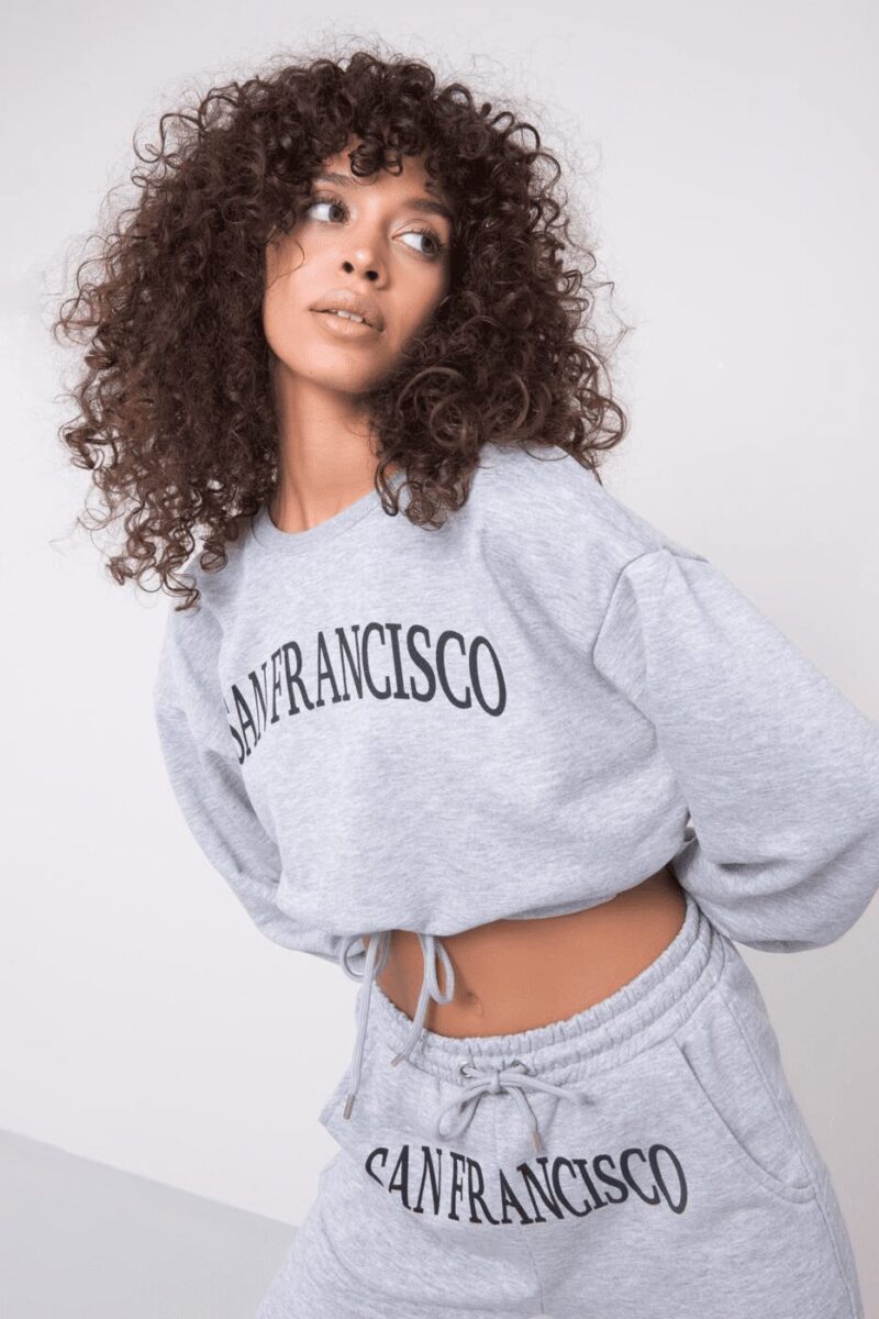 szara bluza damska