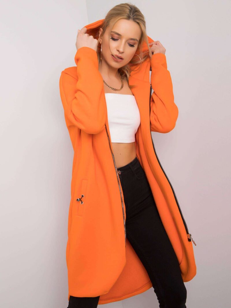 pomarańczowa bluza oversize