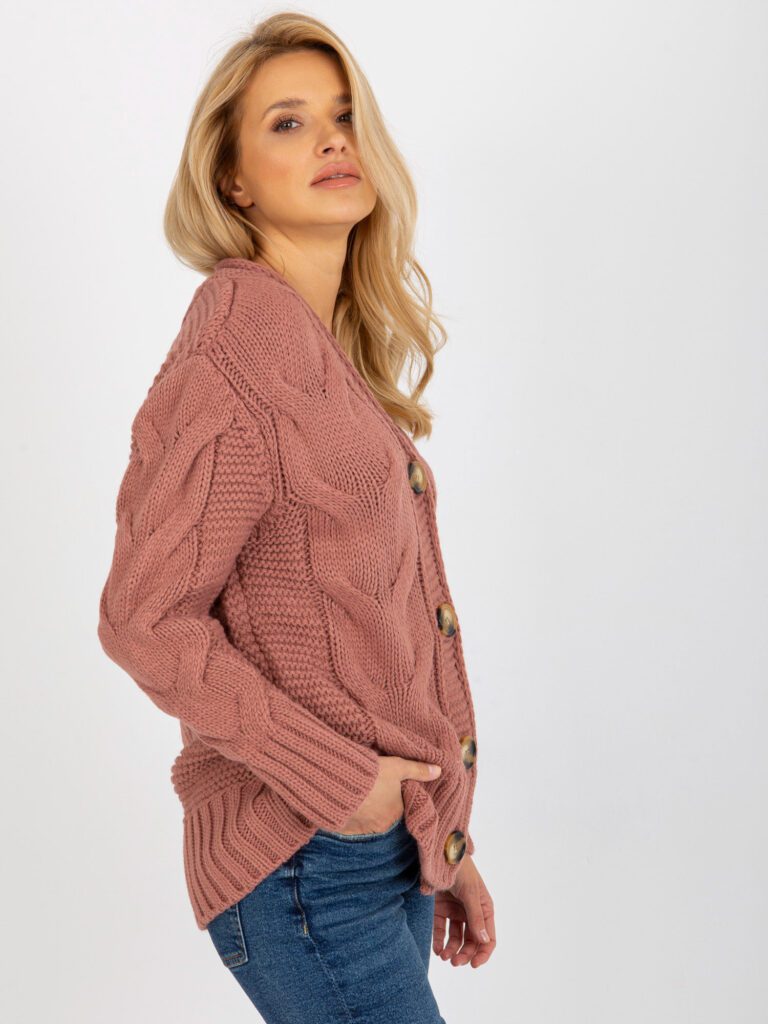 różowy sweter damski