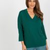 zielona bluzka oversize