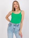 zielony top damski na ramiączkach