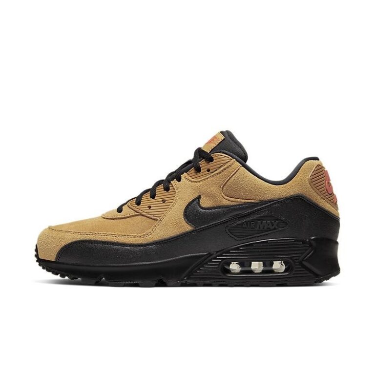 Nike Air Max 90 Brązowy, czarny Wheat Black AJ1285‑700