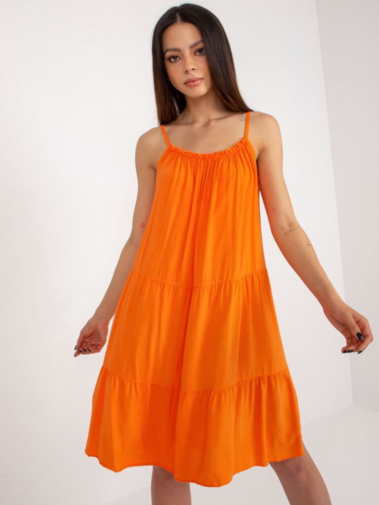 pomarańczowa sukienka letnia