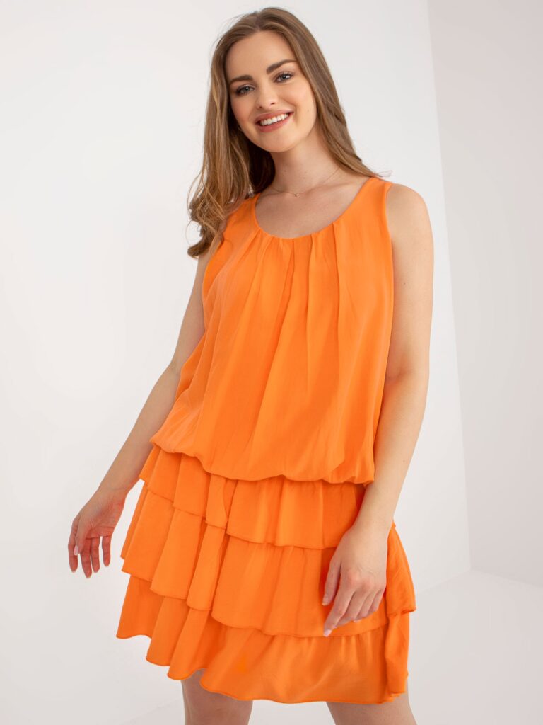 pomarańczowa sukienka letnia