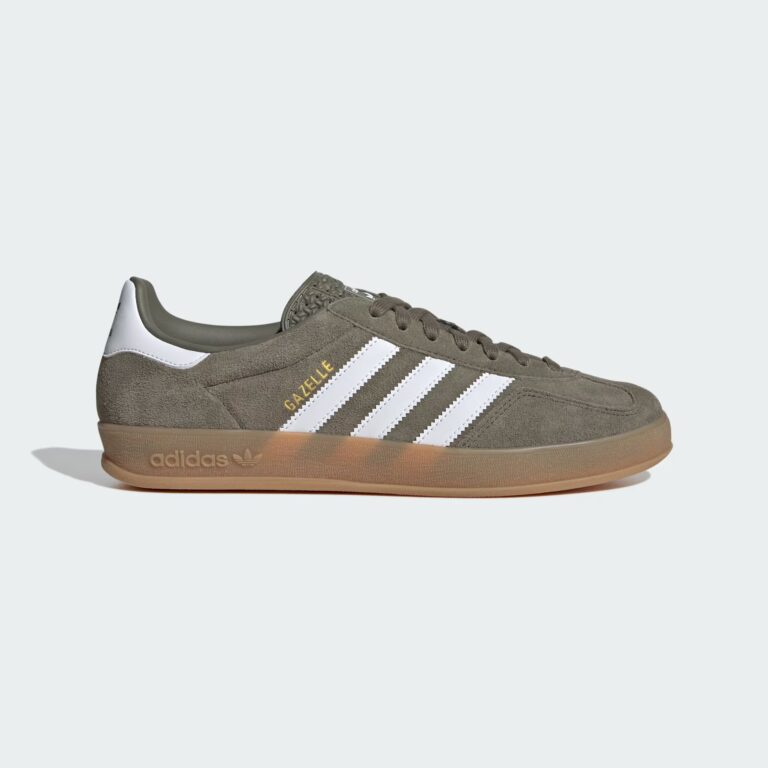 Buty Adidas Gazelle Indoor Olive Strata Zielone - JQ0174