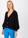 czarny sweter oversize damski