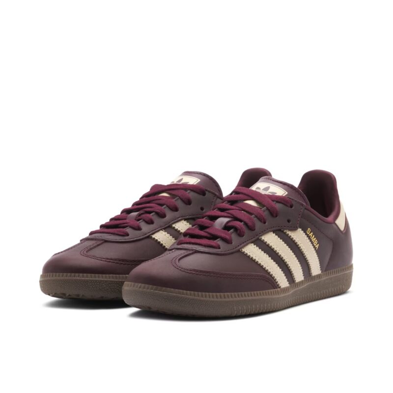 Buty Adidas Samba OG Bordowe Maroon - IF7004 - obrazek 3