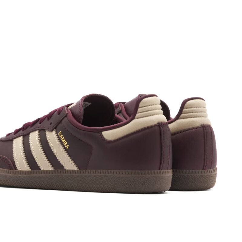 Buty Adidas Samba OG Bordowe Maroon - IF7004 - obrazek 4