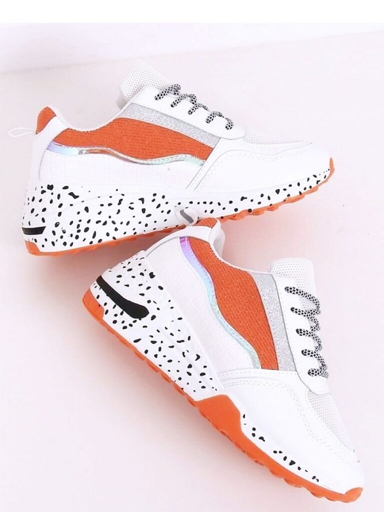 Buty sportowe damskie MILANO ORANGE - Inello