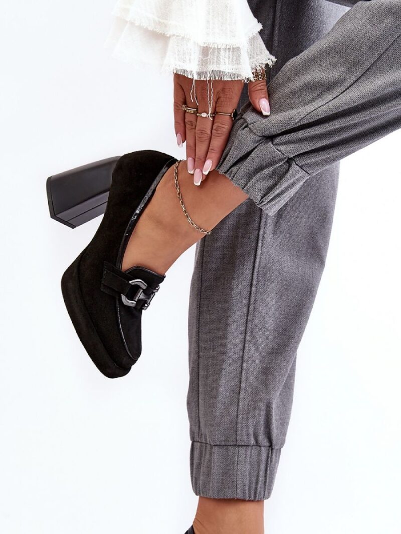 Czółenka Model Laura Messi 2706 500-173 Black - Step in style - obrazek 2