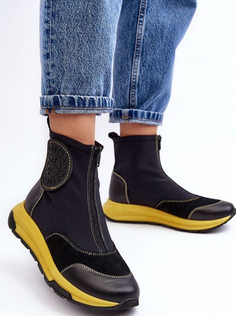 Botki Model Maciejka 06297-01 Black - Step in style