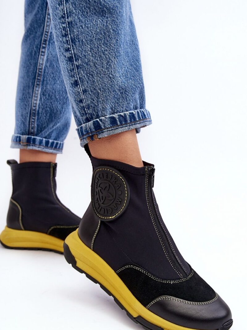 Botki Model Maciejka 06297-01 Black - Step in style - obrazek 2