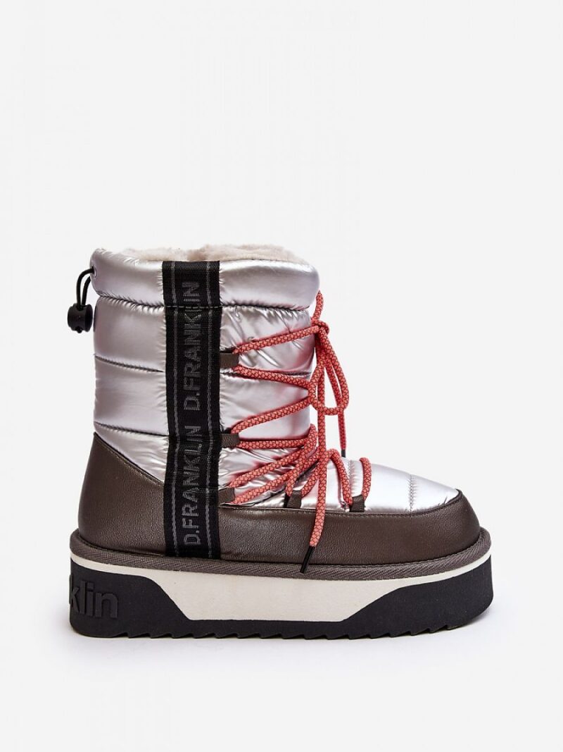 Śniegowce Model D.Franklin DFSH371006 Silver - Step in style - obrazek 3