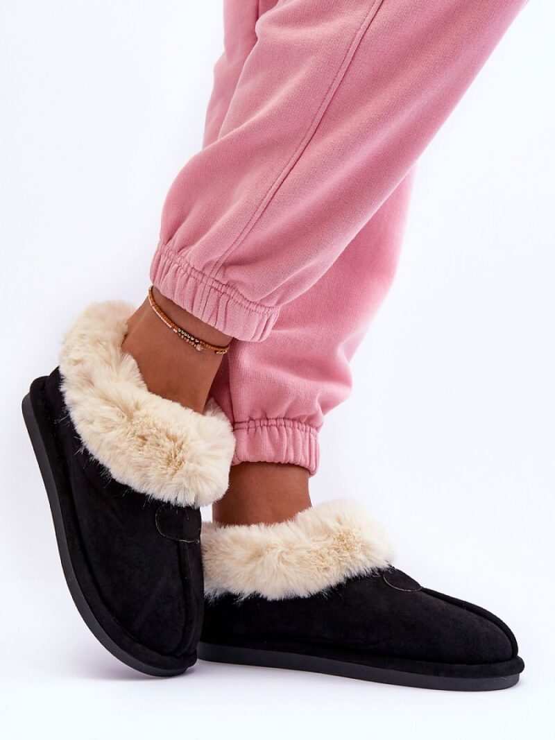 Kapcie Model Lanoze EV-58 Black - Step in style - obrazek 2