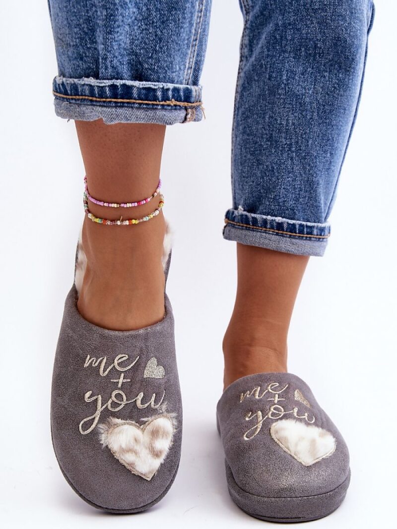 Kapcie Model Geraja MD6003 Grey - Step in style