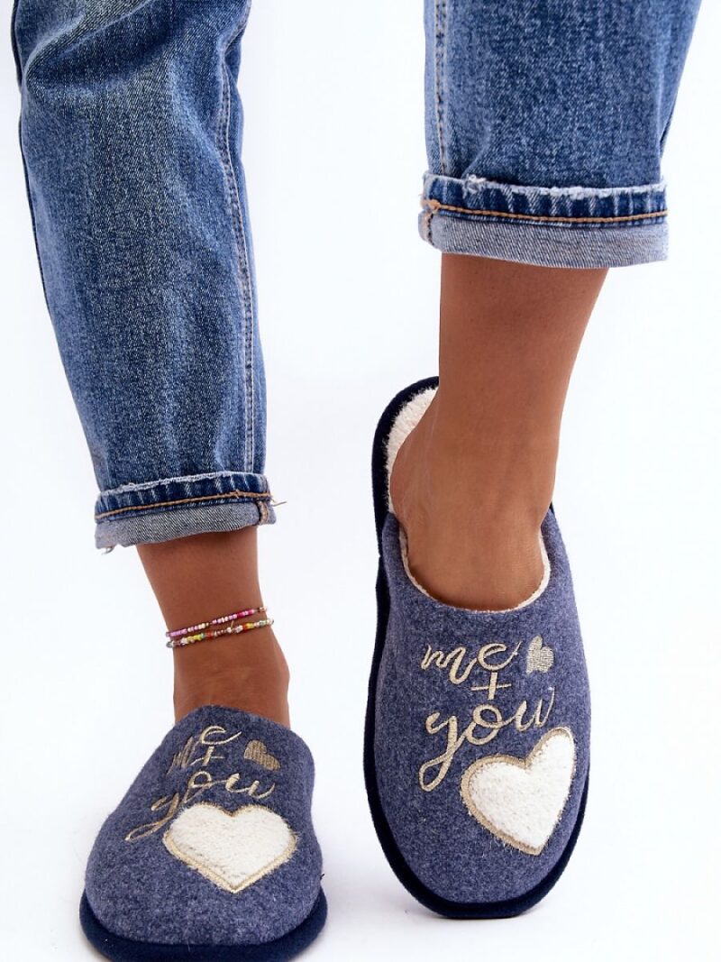 Kapcie Model Mabira MD8643 Navy - Step in style - obrazek 3