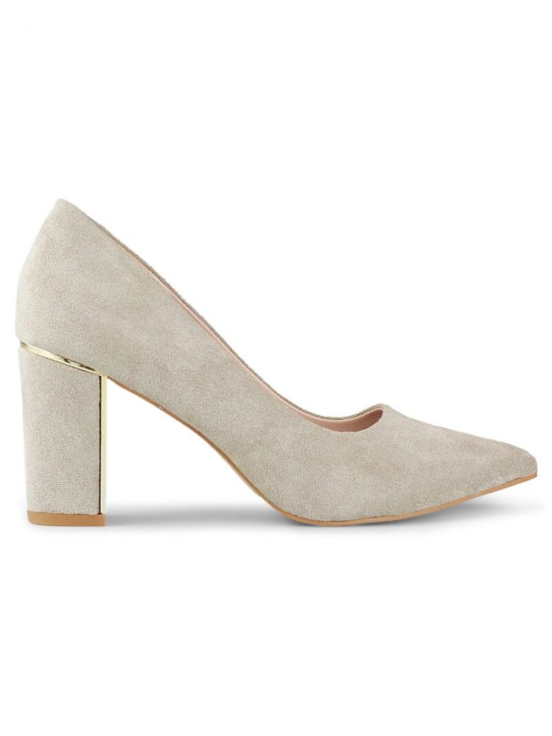 Czółenka Model GD-DO112A-BE Beige/Grey - PRIMO - obrazek 3