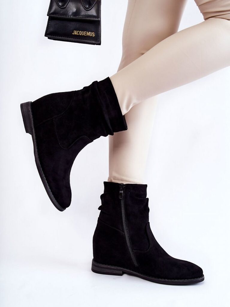 Botki Model Finney HY208-12 Balck - Step in style