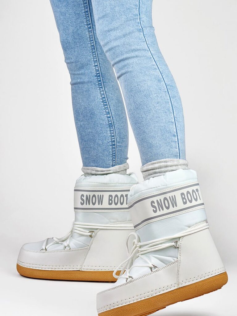 Śniegowce Model 6855-2W White - PRIMO