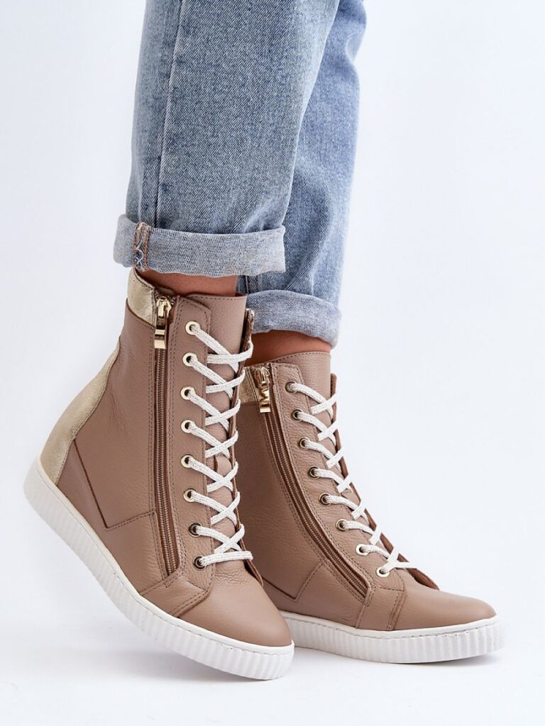 Trampki Model Zazoo 3081 Beige - Step in style