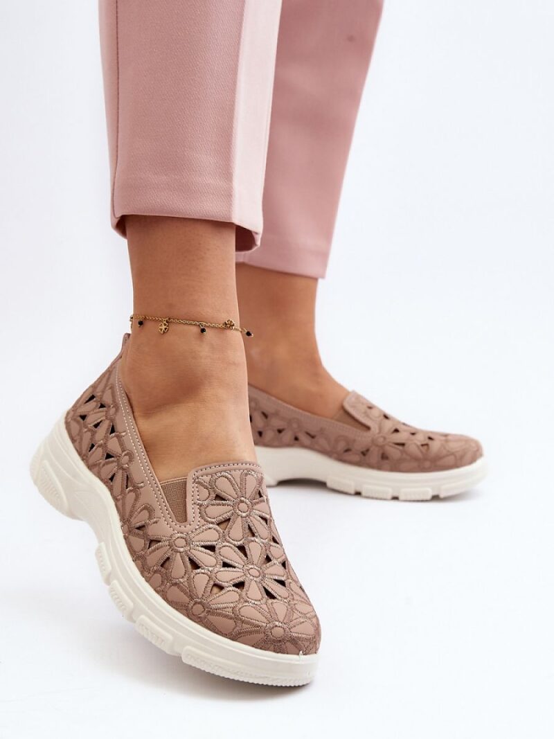 Półbuty Model Emilei 23PB02-5592 Pink - Step in style - obrazek 2