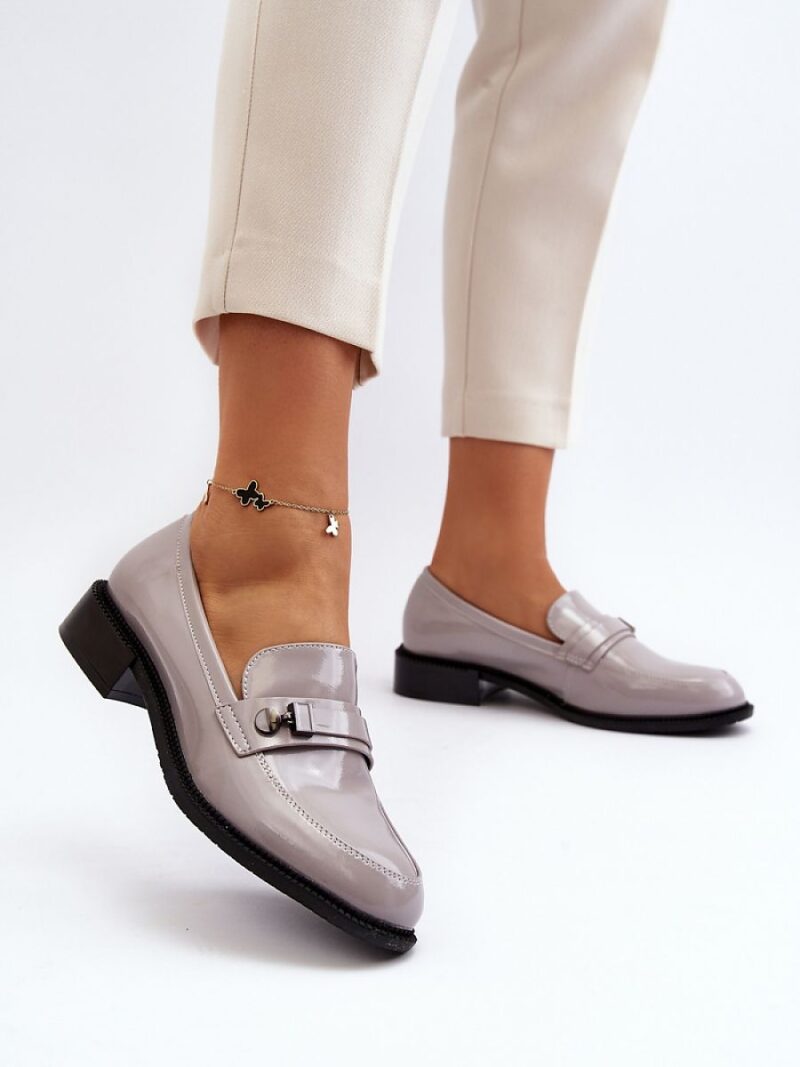 Mokasyny Model Nerilaja 66614 Grey - Step in style