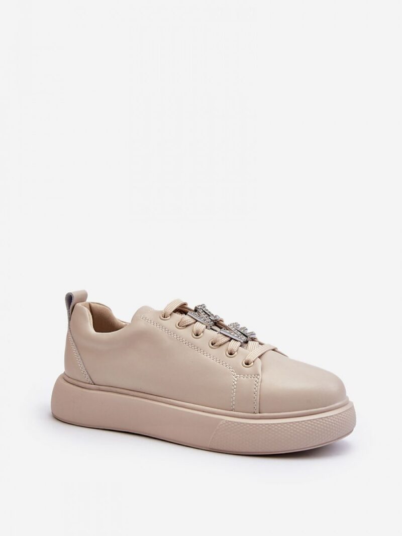 Buty Sportowe Model 72300 Dysuria Beige - Step in style - obrazek 2