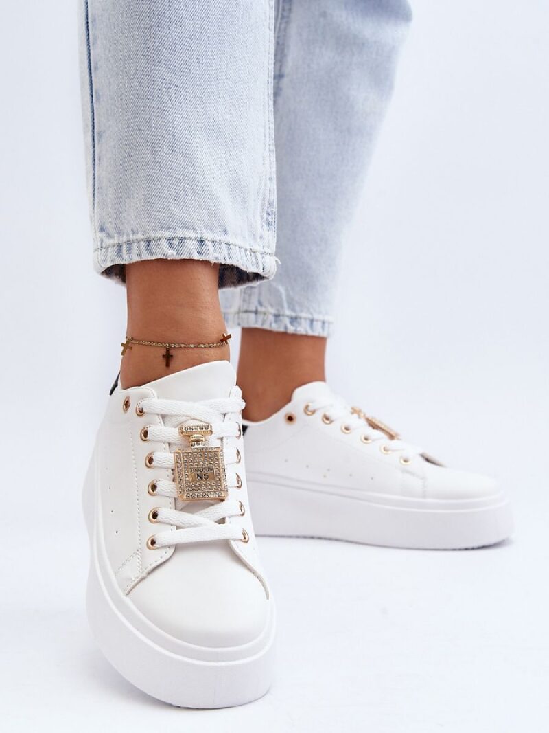 Buty Sportowe Model Celedria LA279P White - Step in style - obrazek 3