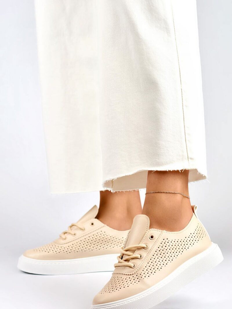 Trampki Model 777-1BE Beige - PRIMO