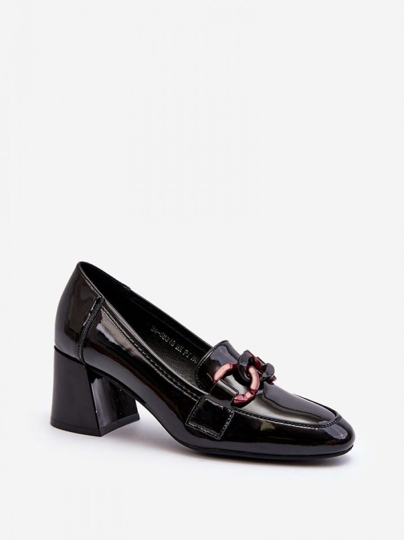 Czółenka Model Paliotte 58318 Black/Pink - Step in style - obrazek 2