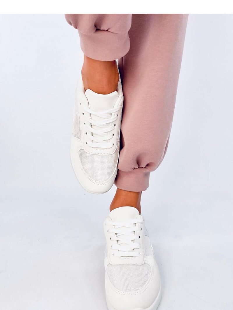Sneakersy damskie leciutkie DOLEH WHITE - Inello - obrazek 4
