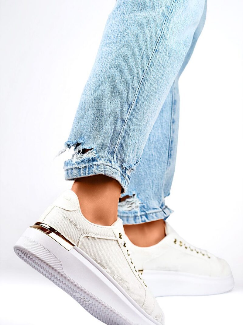 Buty Sportowe Model A-91BE Beige - PRIMO - obrazek 2