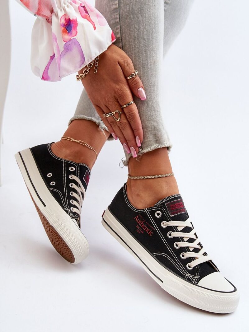Trampki Model Big Star NN274234 Black - Step in style - obrazek 3