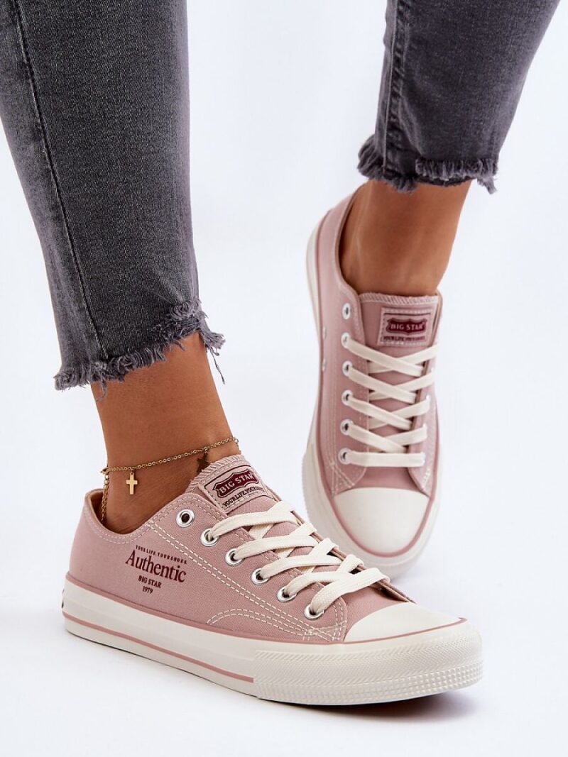 Trampki Model Big Star NN274239 Pink - Step in style - obrazek 3