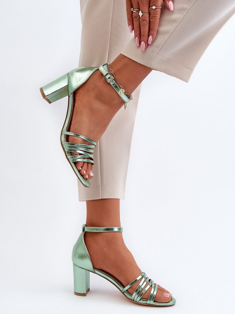 Sandały Model Enitia 24SD98-6768 Green - Step in style - obrazek 3