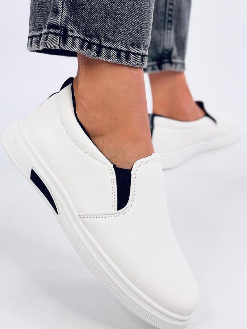 Trampki slip-on ALLIOT WHITE - Inello - obrazek 2