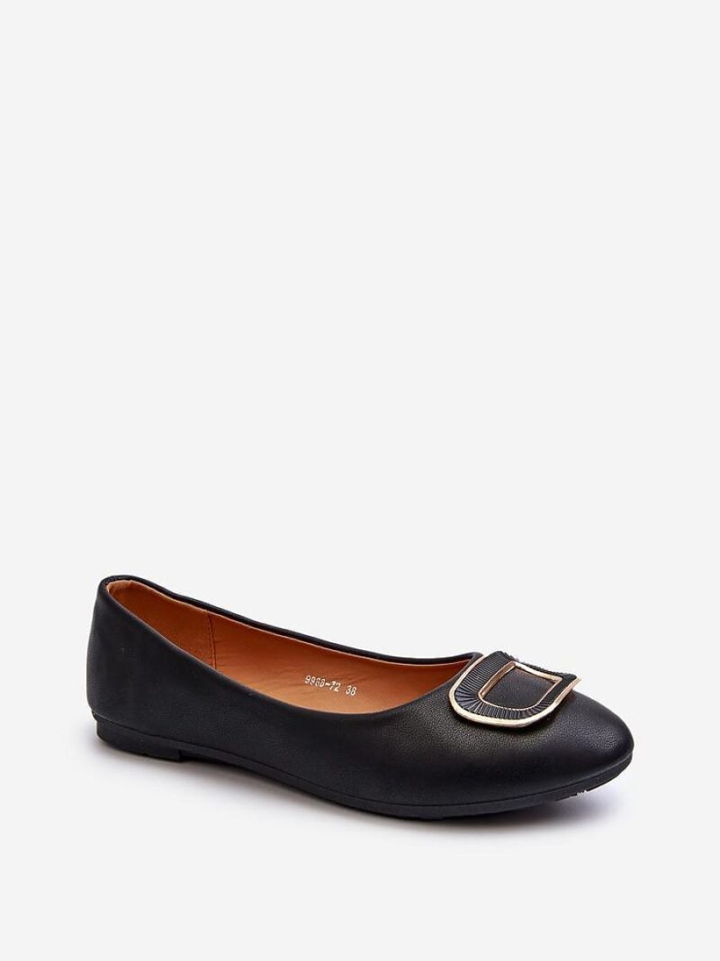 Baleriny Model Enicoria 9988-72 Black - Step in style - obrazek 2