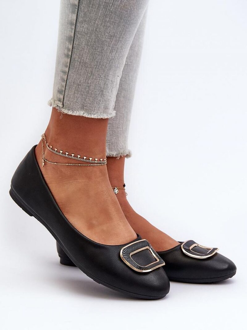 Baleriny Model Enicoria 9988-72 Black - Step in style - obrazek 3