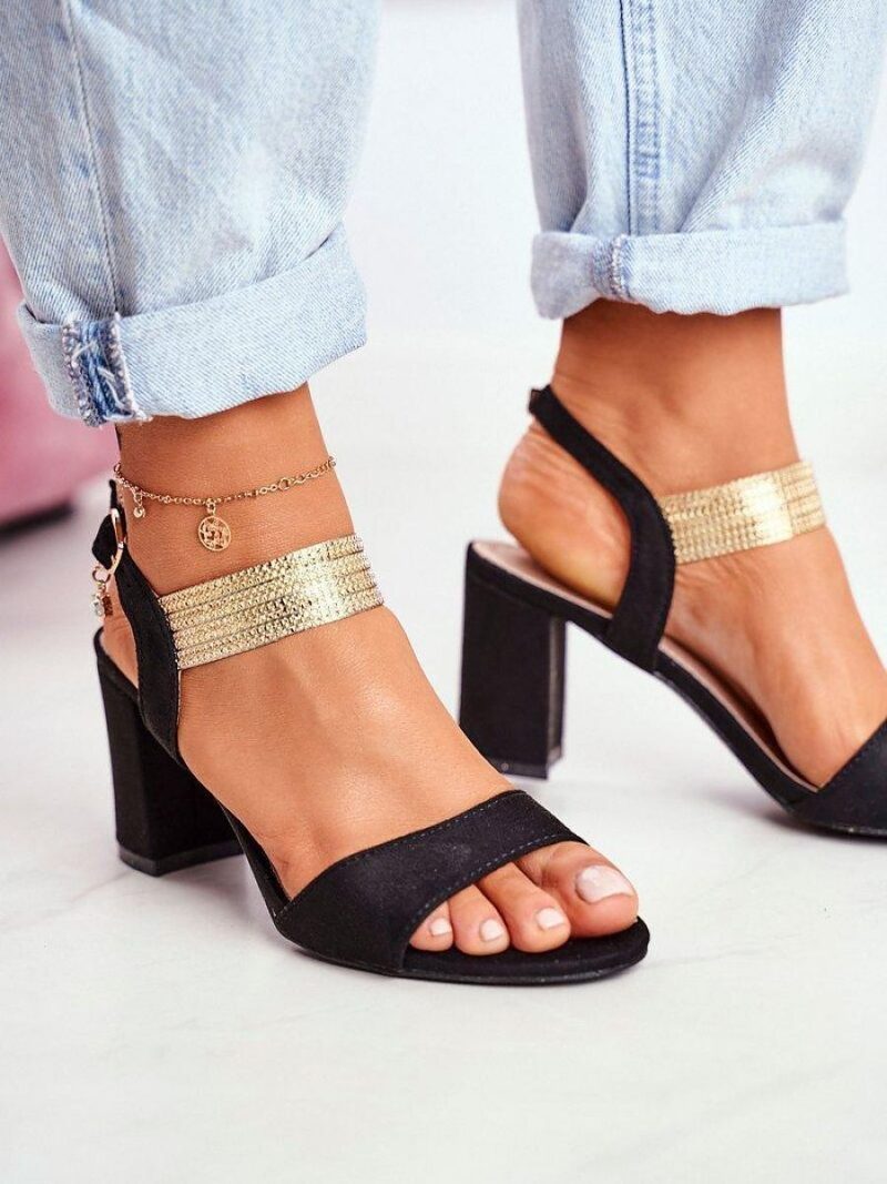 Sandały Model Enjoy GD-169 Black - Step in style - obrazek 2