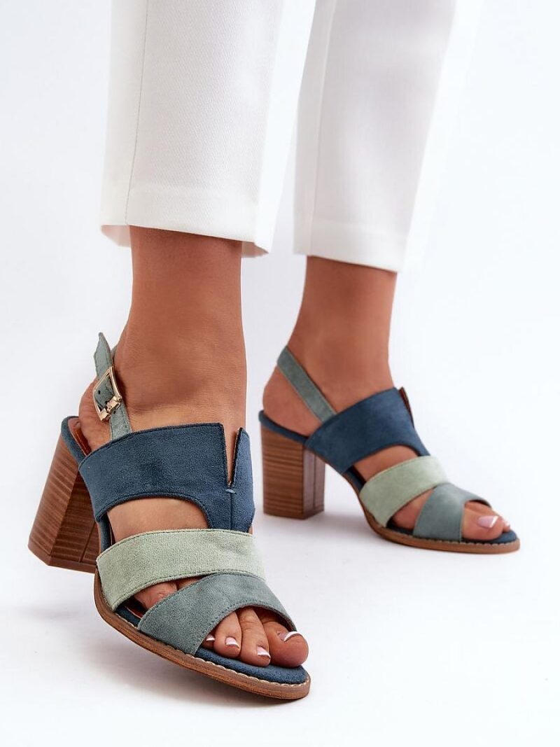 Sandały Model Qutima 24SD35-7080 Blue - Step in style - obrazek 2