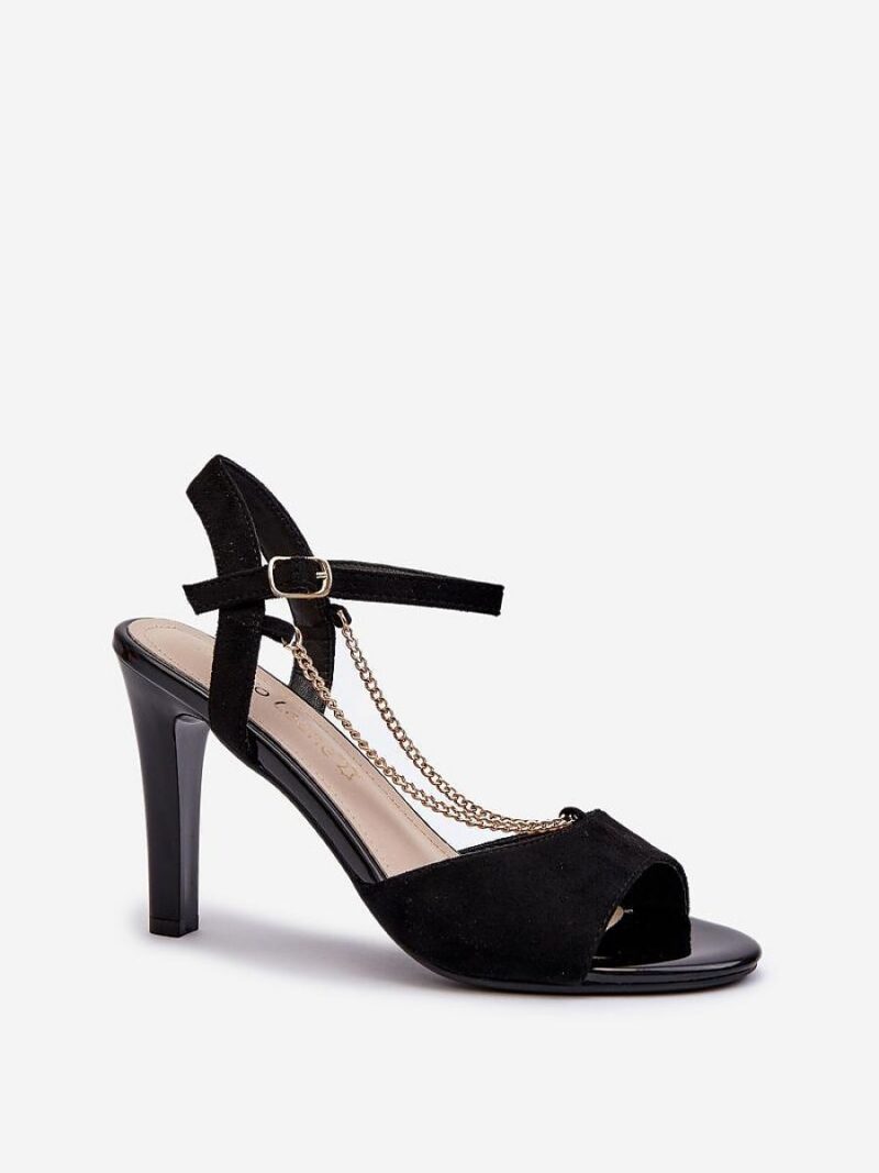 Sandały Model Sergio Leone SK925 Black - Step in style - obrazek 2