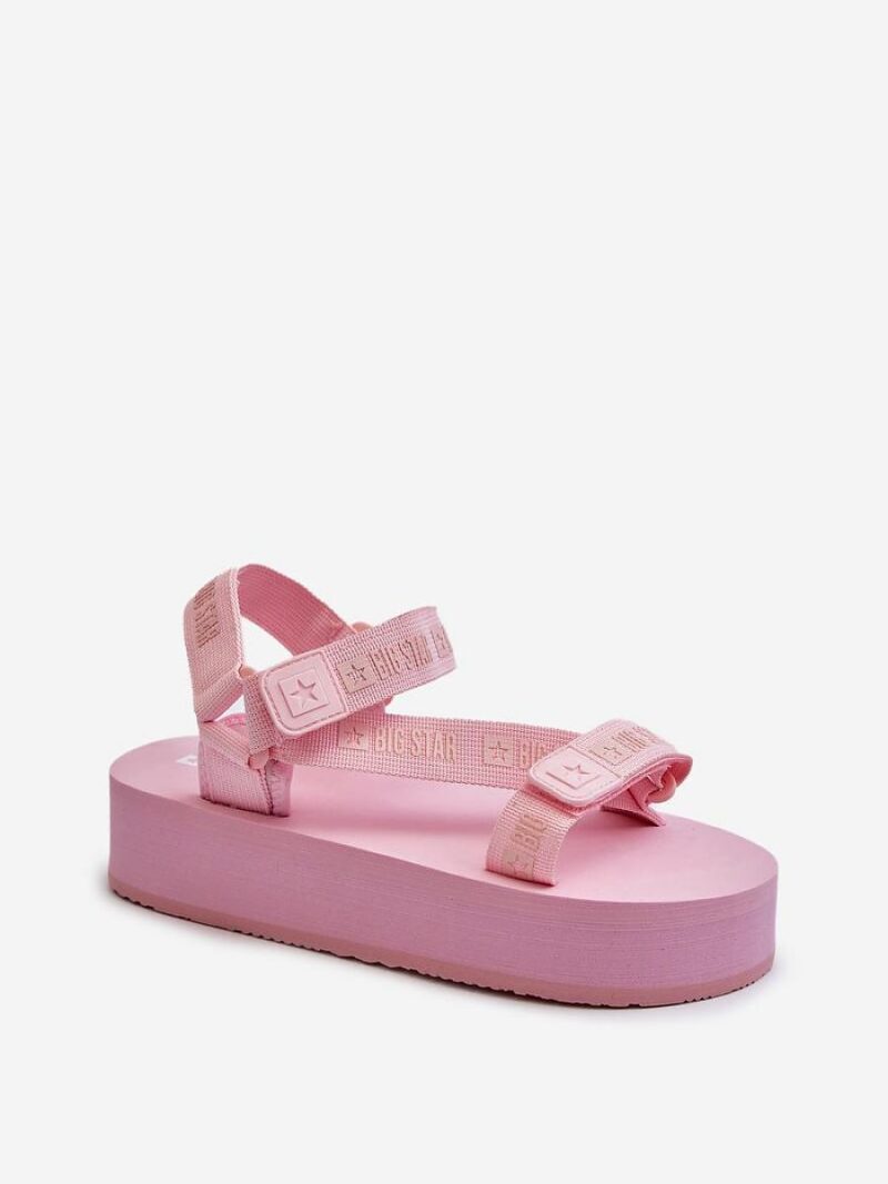 Sandały Model Big Star NN274A529 Pink - Step in style - obrazek 2