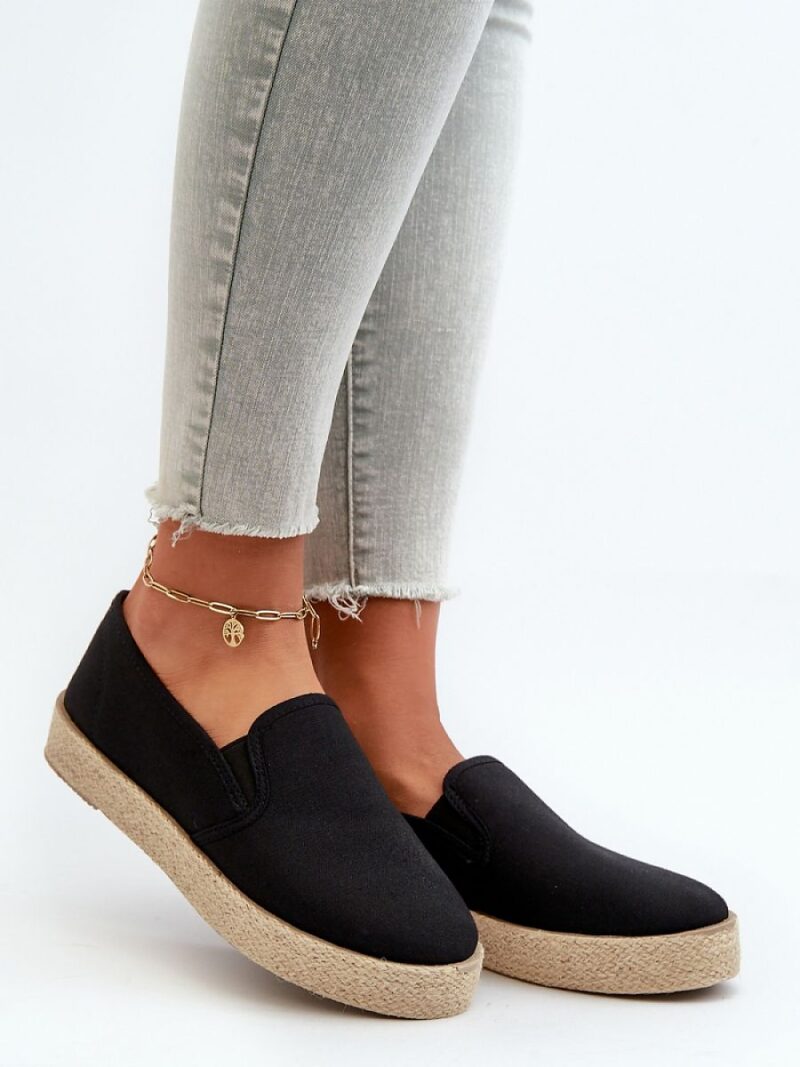 Espadryle Model Naloenma 24TX02-7698 Black - Step in style