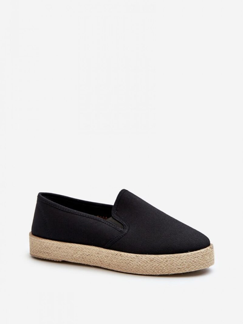 Espadryle Model Naloenma 24TX02-7698 Black - Step in style - obrazek 2