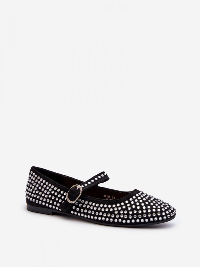 Baleriny Model Tinara T613P Black - Step in style - obrazek 2